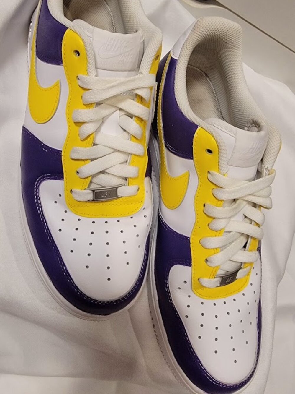 Nike Air Force 1 Custom Kobe Bryant/Lakers Inspired 24/8 Men’s 9.5